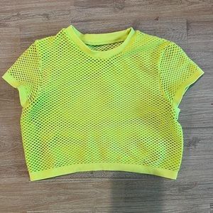 Skims Perforated Cropped Top.